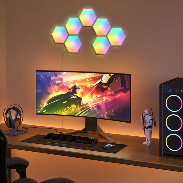 Glide Hexa Light Panels